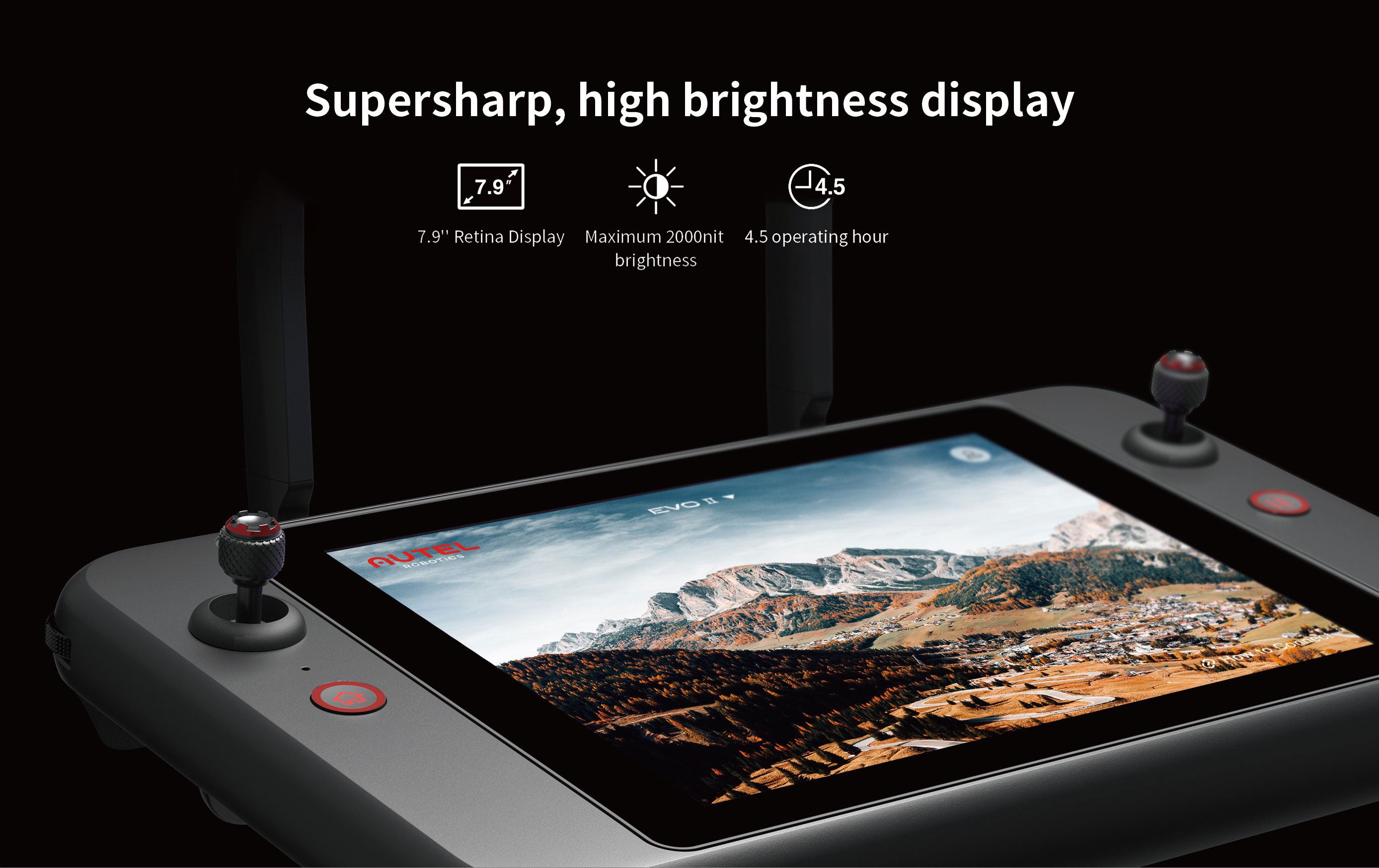 Дисплей Autel Robotics Smart Controller с яркостью 2000 нит