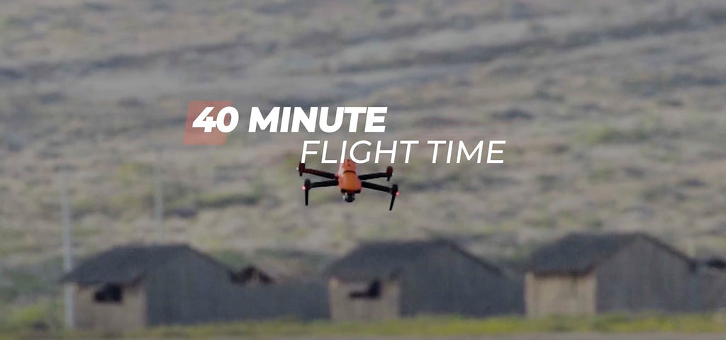 Дрон Autel EVO 2 pr 6k имеет 40 минут полета и увеличенную дальность до 9 км.
