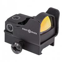 Коллиматорный прицел Sightmark Mini Shot Pro Spec Reflex sight зеленая точка 5МОА, Weaver фото