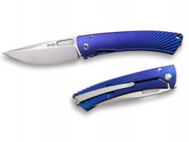 Нож LionSteel TiSpine лезвие 85 мм (синий) фото
