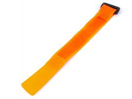Ремешок (25см) для фиксации аккумулятора на липучке (оранжевий) фото