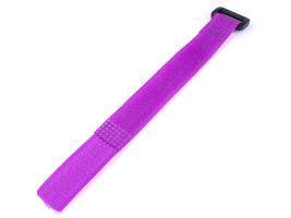 Ремешок (25см) для фиксации аккумулятора на липучке (фиолетовый) фото