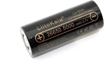 Аккумуляторная батарея LiitoKala 26650 3,7v, 5000mAh фото