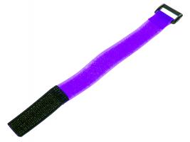 Ремешок (20см) для фиксации аккумулятора на липучке (фиолетовый) фото