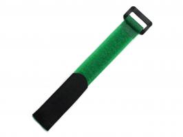 Ремешок (25см) для фиксации аккумулятора на липучке (зеленый) фото