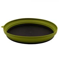 Tramp тарелка силиконовая с пластиковым дном 1070 мл (оливковый) фото