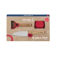 Набор ножей Opinel Le Petit Chef Set (Нож шеф-повара+нож для овощей+защита пальцев), 001746 фото