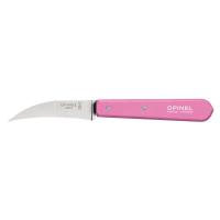Нож столовый Opinel №114, деревянная рукоять, блистер, нержавеющая сталь, розовый 002037 фото