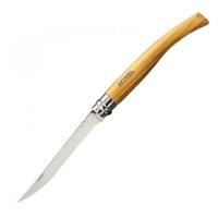 Нож филейный Opinel №12, нержавеющая сталь, рукоять оливковое дерево, 001145 фото