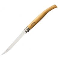 Нож филейный Opinel №15, нержавеющая сталь, рукоять из дерева бука фото