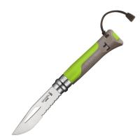 Нож Opinel №8 Outdoor Earth, зеленый фото