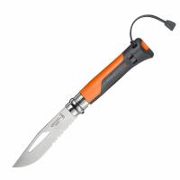 Нож Opinel №8 Outdoor, оранжевый, блистер фото