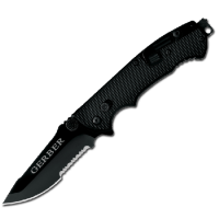 Нож Gerber Tactical Hinderer CLS, черный, серейторное лезвие, коробка, 22-01870 фото