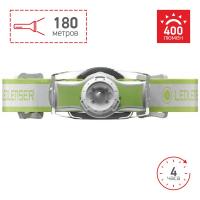 Аккумуляторный налобный фонарь LedLencer MH5 зелено-белый 501952 фото