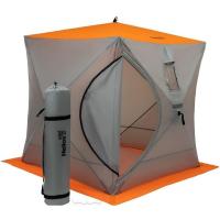 Палатка Helios 1,8×1,8 серый/оранжевый фото