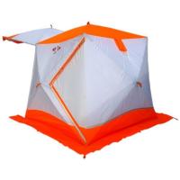 Палатка Пингвин Призма Шелтерс бело-оранжевый фото