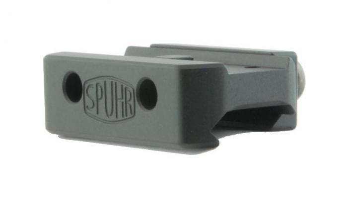 Небыстросъемный кронштейн Spuhr Aimpoint Micro на базу Picatinny, BH 22 мм фото 1