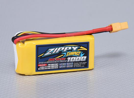 Аккумулятор ZIPPY Compact 1000mAh 3S 35C фото 1