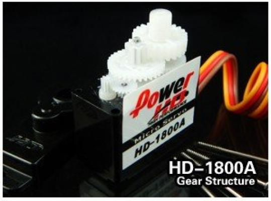 Сервопривод Power HD-1800A аналоговый 8g/1.3kg/0.08sec фото 4