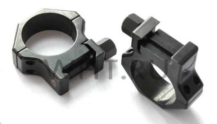 Небыстросъемные кольца Contessa на базу Picatinny, 30 мм, bh=12mm фото 4