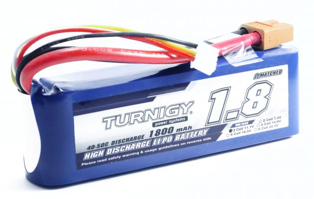 Аккумулятор Turnigy 1800mAh 3S 40C фото 1