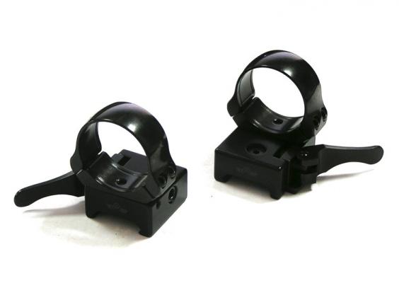 Быстросъемные раздельные кольца Apel EAW на Weaver 30 мм (низкие), bh=12mm фото 1
