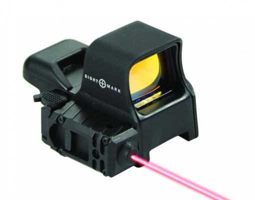Коллиматорный прицел Sightmark Ultra Dual Shot Pro Spec NV QD c ЛЦУ на Weaver фото 1