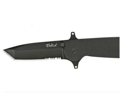 Нож складной Tekut "Ares" Tactical, лезвие 94 мм, черный фото 2