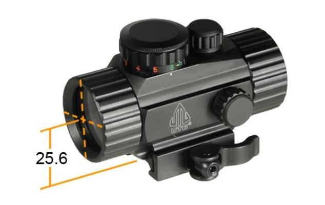 Коллиматорный прицел Leapers UTG Compact 1х30 Circle-dot 4МОА фото 3