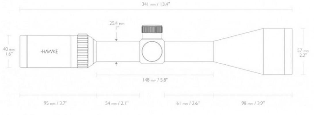 Оптический прицел Hawke Vantage IR 4-12x50 IR L4a фото 4