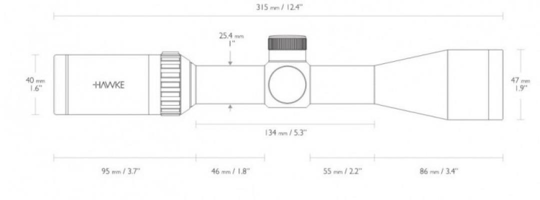 Оптический прицел Hawke Vantage 3-9x40 30/30 фото 4