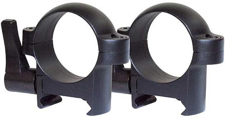 Быстросъемные кольца Burris Zee quick на 26 мм (раздельные) на Weaver низкие, bh=4mm фото 1