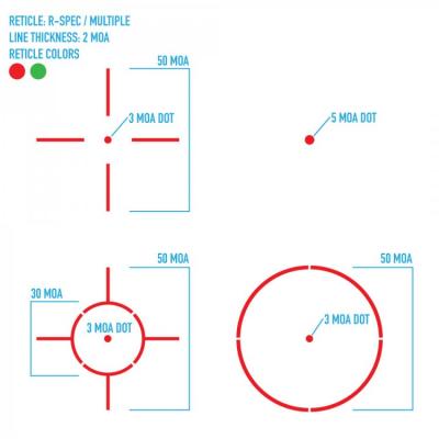 Коллиматорный прицел Sightmark Ultra Shot R-Spec фото 3