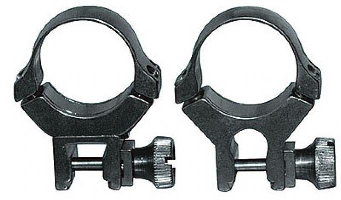 Быстросъемные раздельные кольца Apel EAW для установки на призму 11 мм, 26 мм, BH 20 мм фото 1