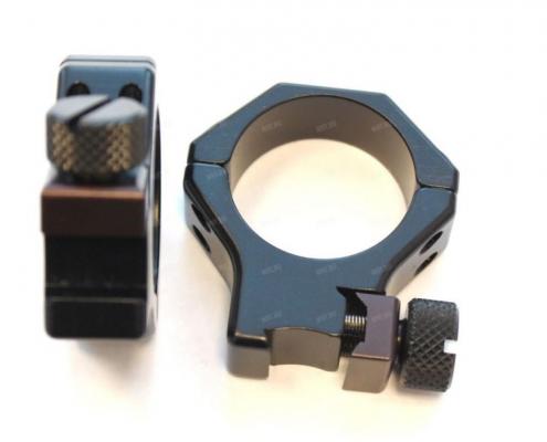 Быстросъемные кольца Contessa  на призму 11 мм, 30 мм, BH 20 мм фото 2