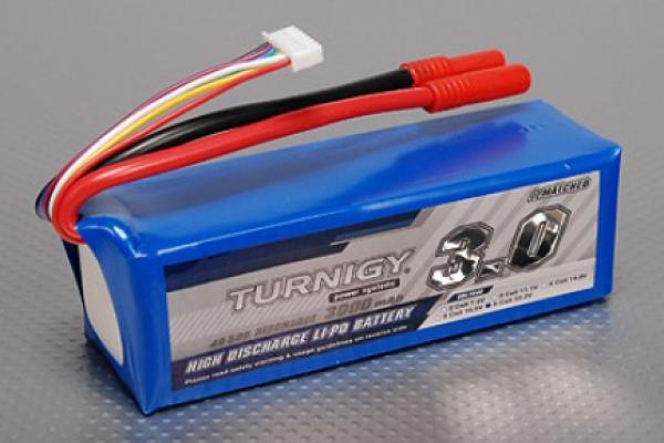 Аккумулятор Turnigy 3000mAh 6S 40C фото 1