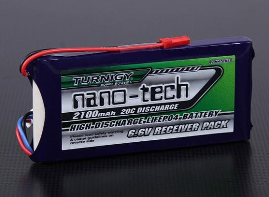 Аккумулятор Turnigy nano-tech 2100mAh LiFePo4 2S 20C фото 1