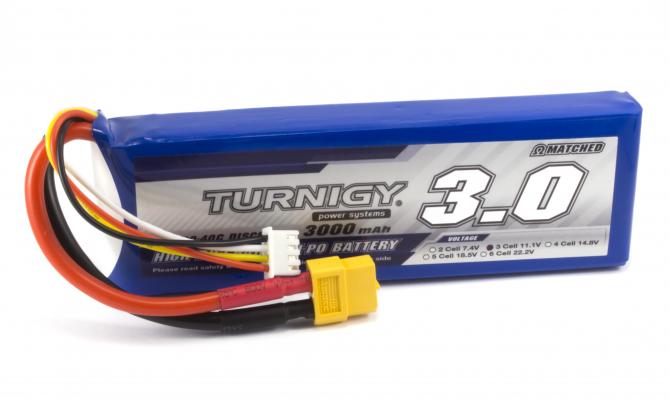 Аккумулятор Turnigy 3000mAh 3S 30C фото 1