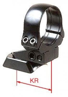 Передняя нога поворотного кронштейна MAK, шина SR, BH=12 мм, KR=34 мм фото 3