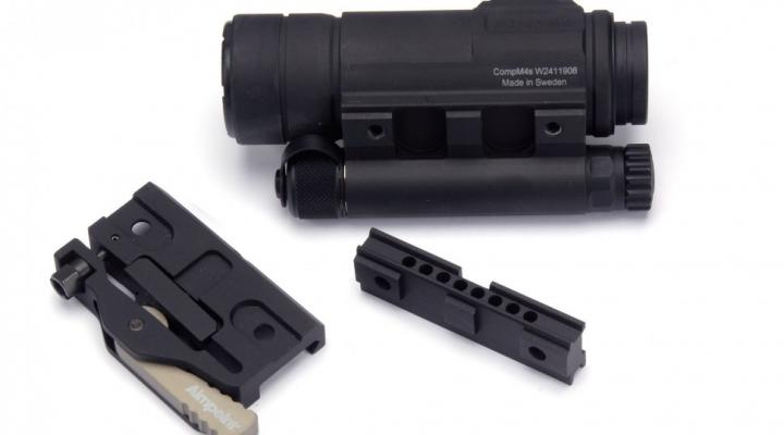 Коллиматорный прицел Aimpoint CompM4s крепление LRP на Picatinny фото 1