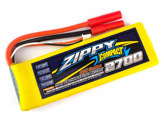 Аккумулятор ZIPPY Compact 2700mAh 2S 25C фото 1