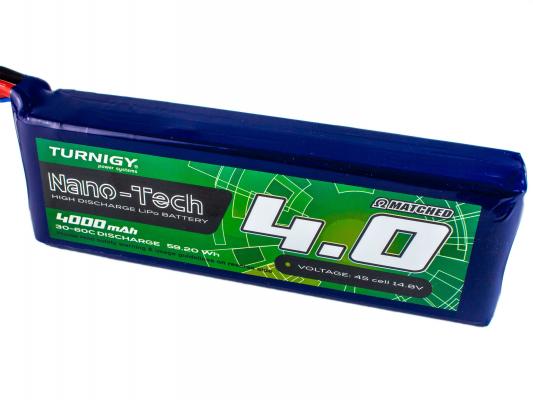 Аккумулятор Turnigy nano-tech 4000mAh 4S 30C фото 2