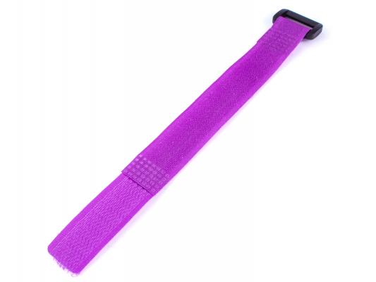 Ремешок (25см) для фиксации аккумулятора на липучке (фиолетовый) фото 1