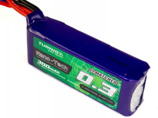 Аккумулятор Turnigy nano-tech 300mAh 2S 70C фото 2