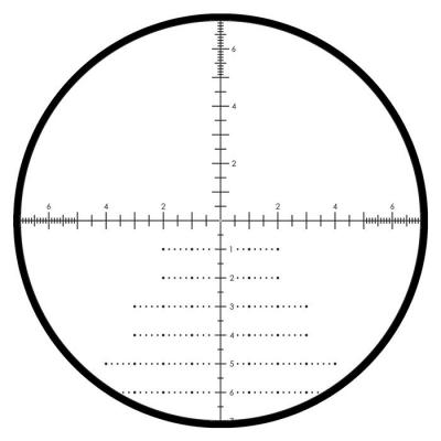 Оптический прицел Vortex Diamondback Tactical 6-24X50 FFP, марка EBR-2C (MOA) фото 2