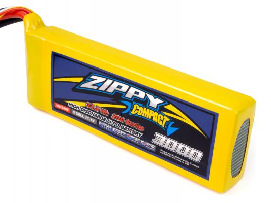 Аккумулятор ZIPPY Compact 3000mAh 3S 20C фото 2