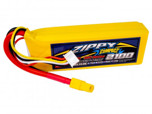 Аккумулятор ZIPPY Compact 2100mAh 3S 35C фото 1