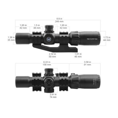 Оптический прицел VectorOptics Mustang 1-4x30 SFP фото 4