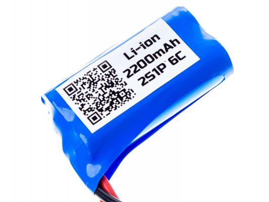 Аккумулятор Li-Ion 2200mAh 2S1P 6C фото 1