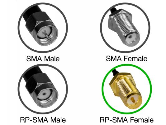 Удлинитель антенны AKK с MMCX на RP-SMA-F (75мм) фото 4